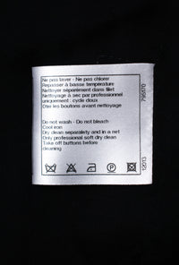 CHANEL 11C Black Amber Beads Wool Cropped Jacket 40 シャネル ブラック アンバー ビーズ ウール クロップ ジャケット 即発