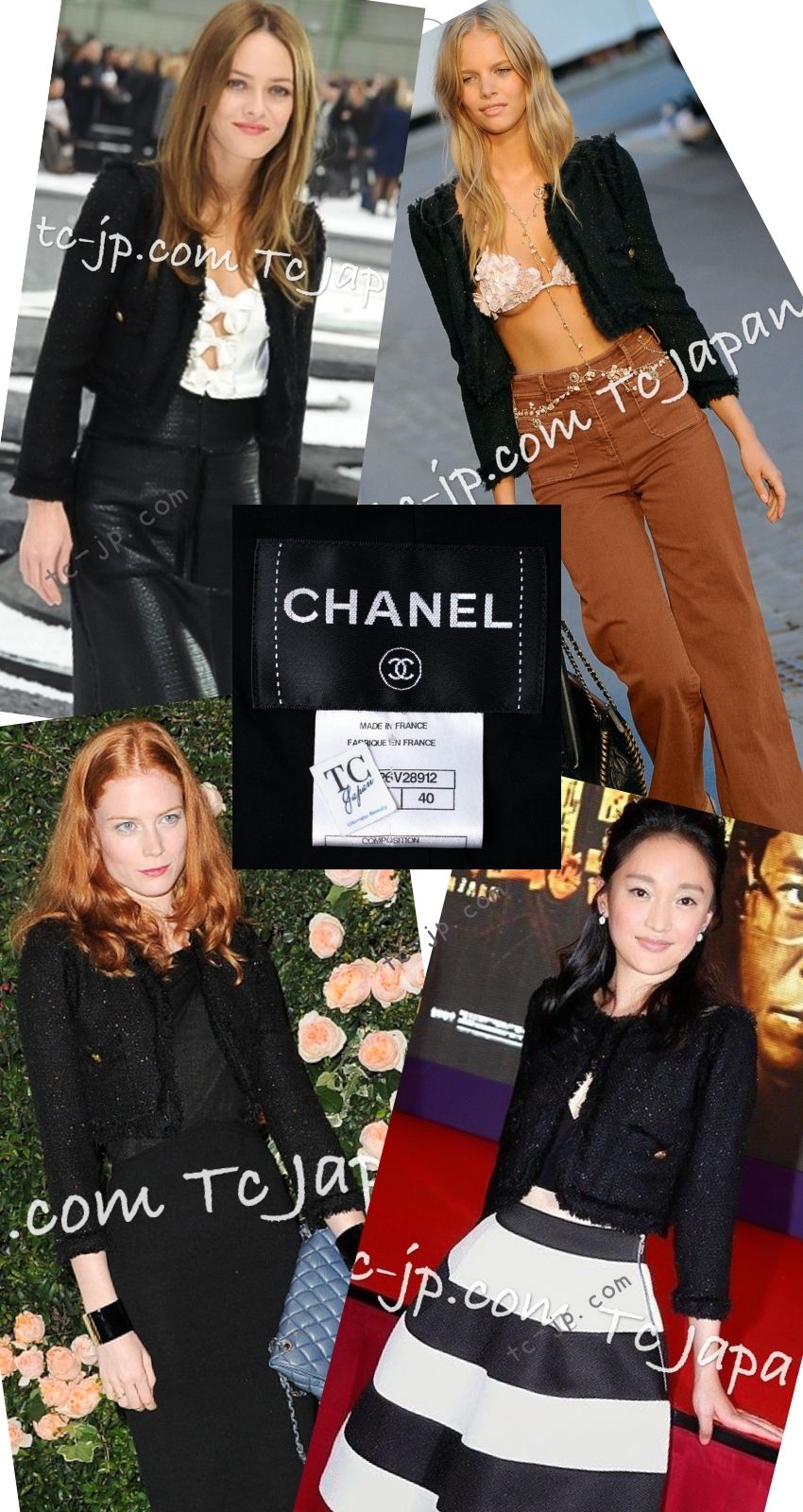 CHANEL 11C Black Amber Beads Wool Cropped Jacket 40 シャネル ブラック アンバー ビーズ ウール クロップ ジャケット 即発