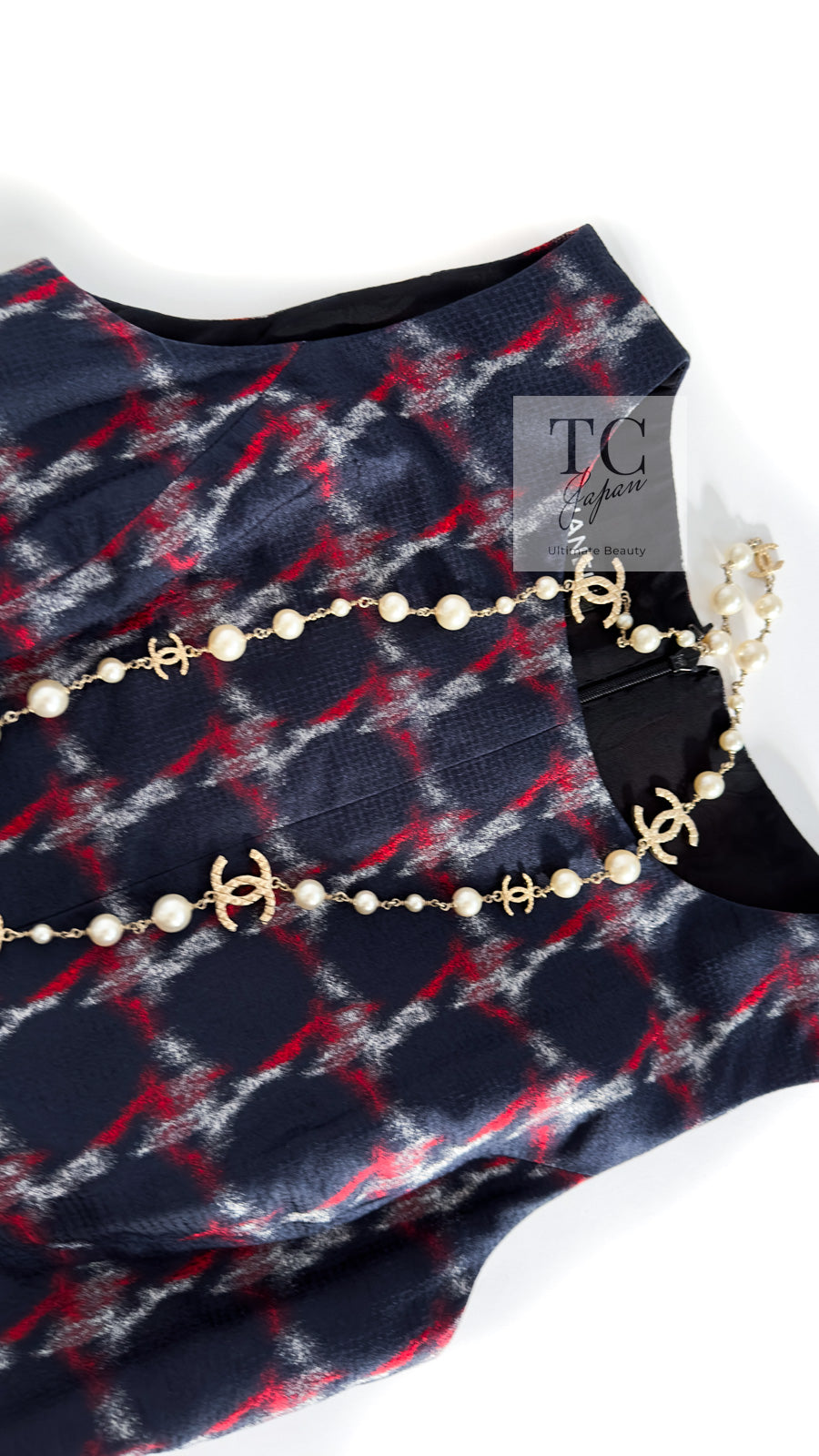 CHANEL 08A Black Fringe Wool Tweed Jacket Coat Dress 34 シャネル ブラック フリンジ ウール ツイード ジャケット コート ワンピース 即発