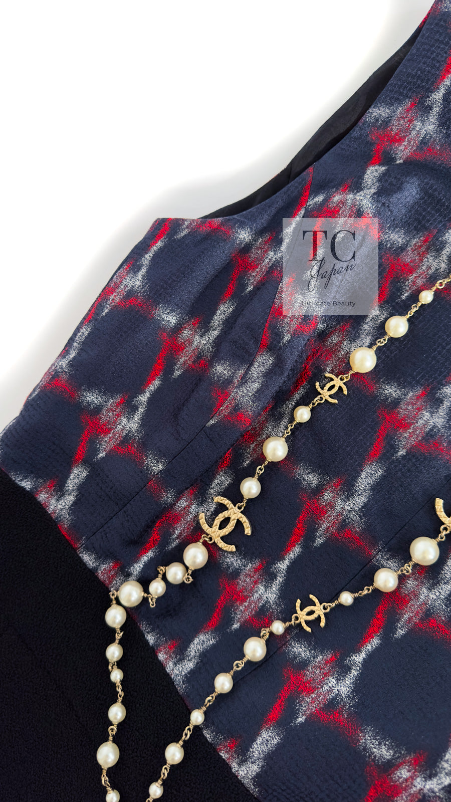 CHANEL 08A Black Fringe Wool Tweed Jacket Coat Dress 34 シャネル ブラック フリンジ ウール ツイード ジャケット コート ワンピース 即発