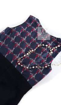 CHANEL 08A Black Fringe Wool Tweed Jacket Coat Dress 34 シャネル ブラック フリンジ ウール ツイード ジャケット コート ワンピース 即発