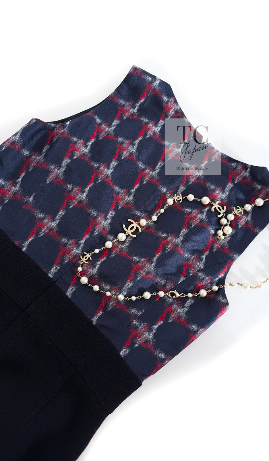 CHANEL 08A Black Fringe Wool Tweed Jacket Coat Dress 34 シャネル ブラック フリンジ ウール ツイード ジャケット コート ワンピース 即発