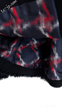 CHANEL 08A Black Fringe Wool Tweed Jacket Coat Dress 34 シャネル ブラック フリンジ ウール ツイード ジャケット コート ワンピース 即発