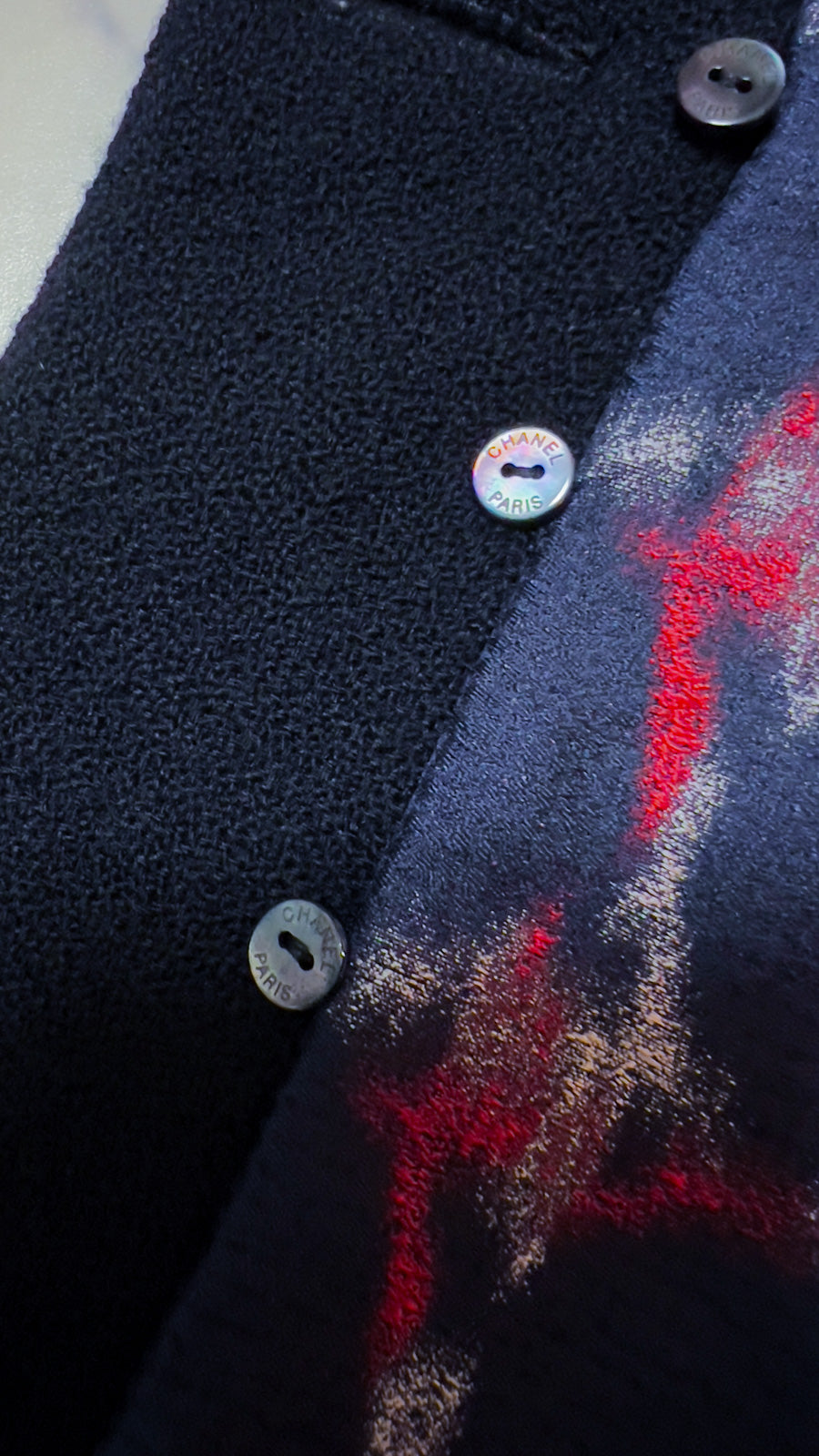 CHANEL 08A Black Fringe Wool Tweed Jacket Coat Dress 34 シャネル ブラック フリンジ ウール ツイード ジャケット コート ワンピース 即発