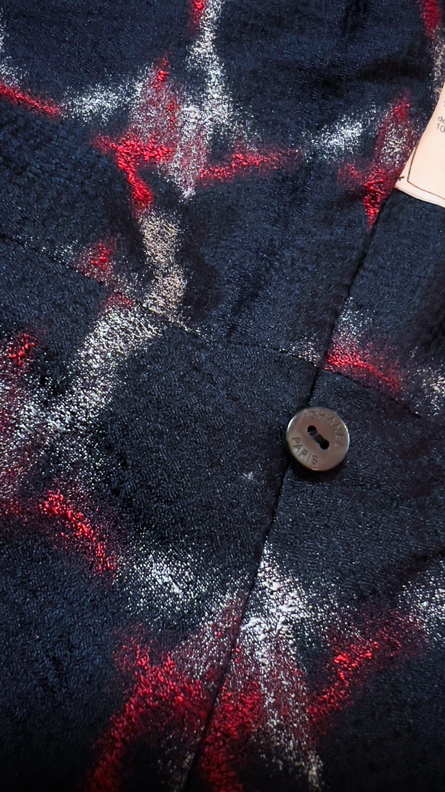 CHANEL 08A Black Fringe Wool Tweed Jacket Coat Dress 34 シャネル ブラック フリンジ ウール ツイード ジャケット コート ワンピース 即発