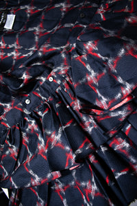 CHANEL 08A Black Fringe Wool Tweed Jacket Coat Dress 34 シャネル ブラック フリンジ ウール ツイード ジャケット コート ワンピース 即発