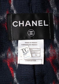 CHANEL 08A Black Fringe Wool Tweed Jacket Coat Dress 34 シャネル ブラック フリンジ ウール ツイード ジャケット コート ワンピース 即発