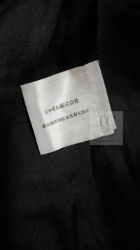 CHANEL 02A Black White Wool Tweed Jacket 42 シャネル ブラック ホワイト ウール ツイード ジャケット 即発