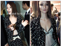 CHANEL 02A Black White Wool Tweed Jacket 42 シャネル ブラック ホワイト ウール ツイード ジャケット 即発