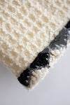 CHANEL 15PF Cream Black Wool Tweed Skirt 38 シャネル クリーム ブラック ウール ツイード スカート 即発