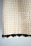 CHANEL 15PF Cream Black Wool Tweed Skirt 38 シャネル クリーム ブラック ウール ツイード スカート 即発