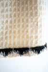 CHANEL 15PF Cream Black Wool Tweed Skirt 38 シャネル クリーム ブラック ウール ツイード スカート 即発