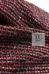 CHANEL 12PF Burgundy Wine Red Griopix Jacket 36 シャネル バーガンディー ワイン レッド グリポア宝石ボタン ジャケット 即発