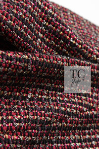 CHANEL 12PF Burgundy Wine Red Griopix Jacket 36 シャネル バーガンディー ワイン レッド グリポア宝石ボタン ジャケット 即発