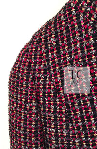 CHANEL 12PF Burgundy Wine Red Griopix Jacket 36 シャネル バーガンディー ワイン レッド グリポア宝石ボタン ジャケット 即発
