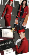 CHANEL 12PF Burgundy Wine Red Griopix Jacket 36 シャネル バーガンディー ワイン レッド グリポア宝石ボタン ジャケット 即発