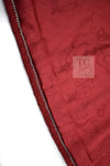 CHANEL 12PF Red Griopix Buttons Cotton Jacket 36 シャネル レッド グリポア 宝石 ボタン コットン ジャケット 即発