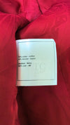 CHANEL 12PF Red Griopix Buttons Cotton Jacket 36 シャネル レッド グリポア 宝石 ボタン コットン ジャケット 即発
