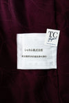 CHANEL 01A Vintage Bordeaux Wine Raspberry Red Cashmere Tweed Dress Coat 34 シャネル ヴィンテージ ボルドーワイン ラズベリー レッド カシミヤ ツイード ワンピース コート 即発