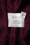 CHANEL 01A Vintage Bordeaux Wine Raspberry Red Cashmere Tweed Dress Coat 34 シャネル ヴィンテージ ボルドーワイン ラズベリー レッド カシミヤ ツイード ワンピース コート 即発