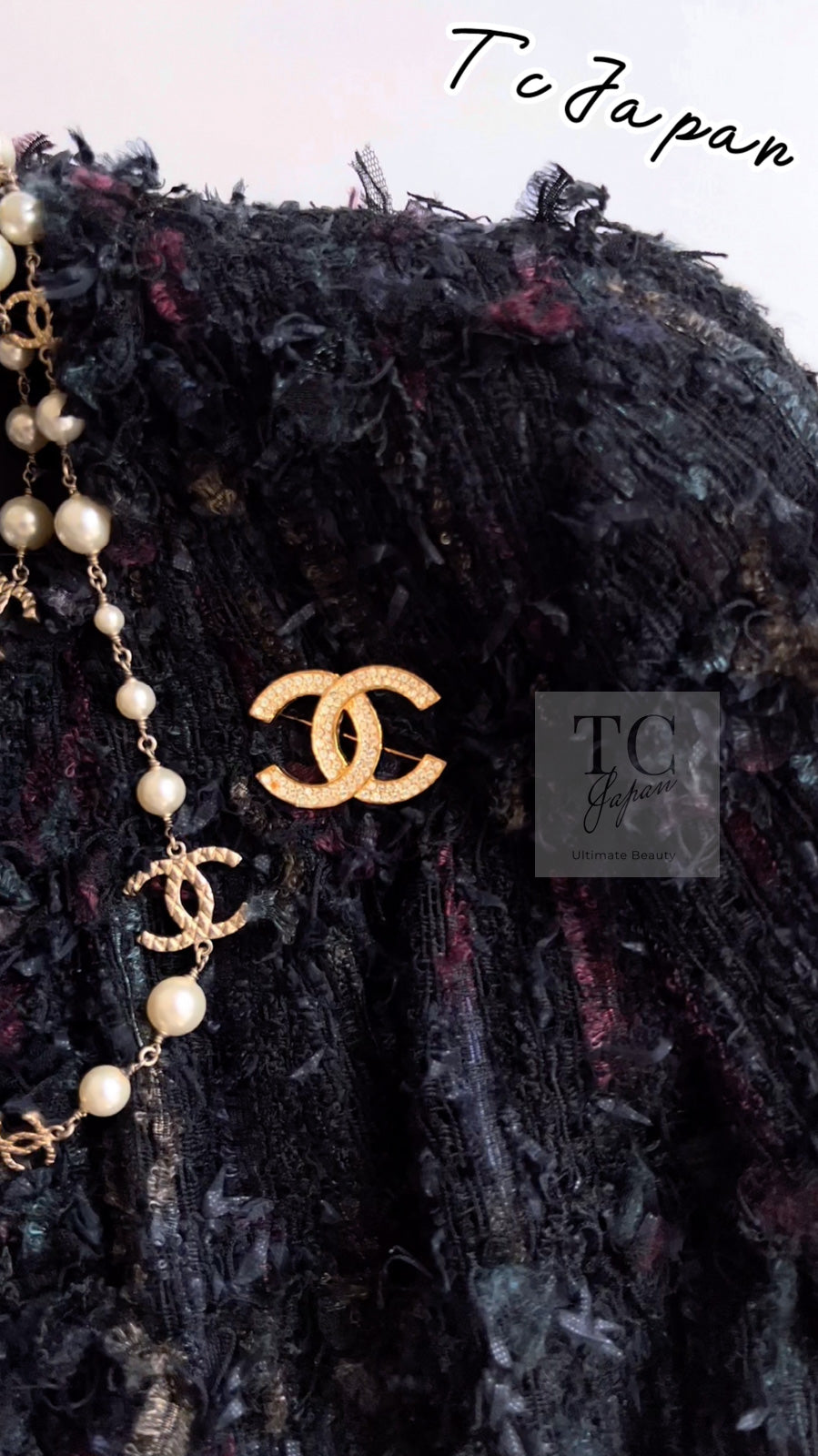 CHANEL 06C Black Purple Multi Color Ribbon Lesage Tweed Jacket 34 シャネル ブラック パープル マルチカラー ルサージュ ツイード ジャケット 即発