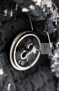CHANEL Jacket 08C Black Beaded Chain Cotton Wool Tweed 42 シャネル ジャケット CHANEL ブラック ビーズ チェーン コットン ウール ツイード