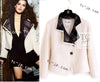 CHANEL 13PF Ivory Creme Black Tartan Check Tweed Jacket 38 40シャネル アイボリー クリーム ブラック タータンチェック ツイード ジャケット 即発