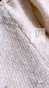 CHANEL 13PF Ivory Creme Black Tartan Check Tweed Jacket 38 40シャネル アイボリー クリーム ブラック タータンチェック ツイード ジャケット 即発