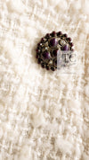 CHANEL 13PF Ivory Creme Black Tartan Check Tweed Jacket 38 40シャネル アイボリー クリーム ブラック タータンチェック ツイード ジャケット 即発