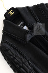 CHANEL 09C Black Jewel Embellished Mesh Lesage Tweed Cardigan Jacket 34 シャネル ブラック ジュエリー ビーズ メッシュレース カーディガン ジャケット 即発