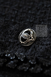 CHANEL 09C Black Jewel Embellished Mesh Lesage Tweed Cardigan Jacket 34 シャネル ブラック ジュエリー ビーズ メッシュレース カーディガン ジャケット 即発