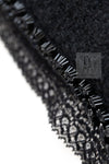 CHANEL 09C Black Jewel Embellished Mesh Lesage Tweed Cardigan Jacket 34 シャネル ブラック ジュエリー ビーズ メッシュレース カーディガン ジャケット 即発