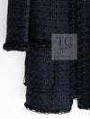CHANEL 07PF Black Blue Metallic Tweed Jacket 36 シャネル ブラック ネイビー メタリック ツイード ジャケット 即発