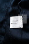 CHANEL 07PF Black Blue Metallic Tweed Jacket 36 シャネル ブラック ネイビー メタリック ツイード ジャケット 即発