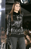 CHANEL 05A Black Rabbit Lapan Leather Jacket Coat 36 38 40 42 シャネル ブラック レザー ラビットファー ラパン ジャケット コート 即発