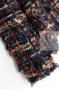 CHANEL 07A Brown Multicolor Tweed Jacket 38 シャネル ブラウン マルチカラー ツイード ジャケット 即発