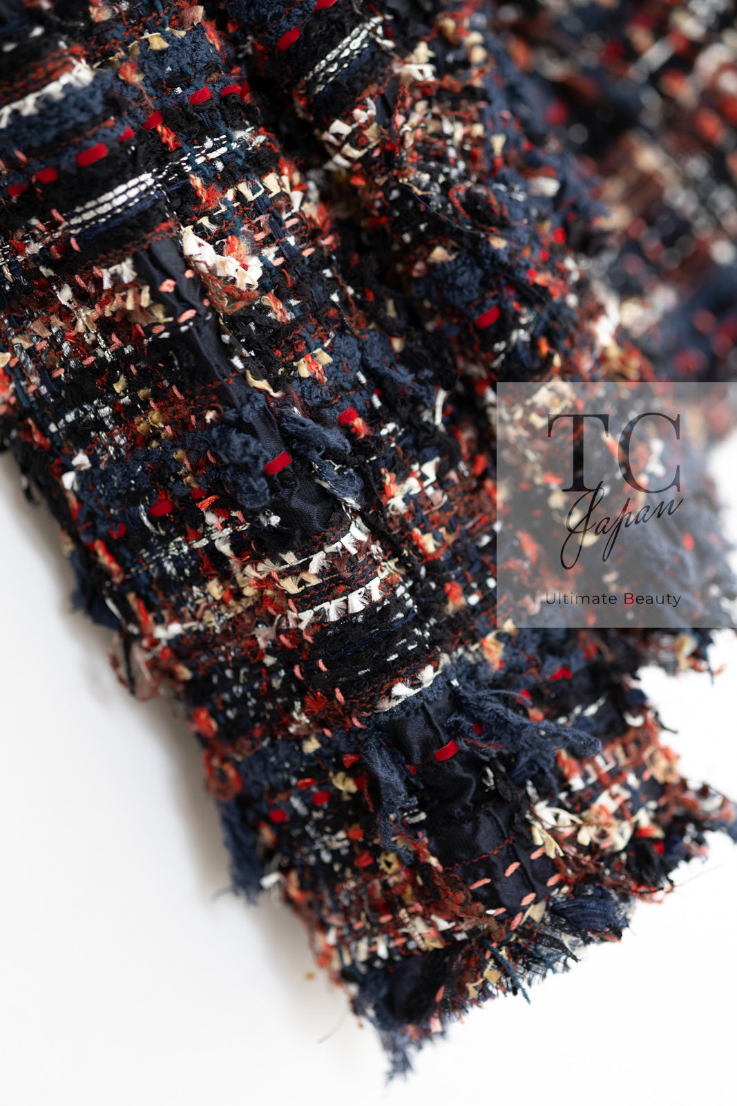 CHANEL 07A Brown Multicolor Tweed Jacket 38 シャネル ブラウン マルチカラー ツイード ジャケット 即発