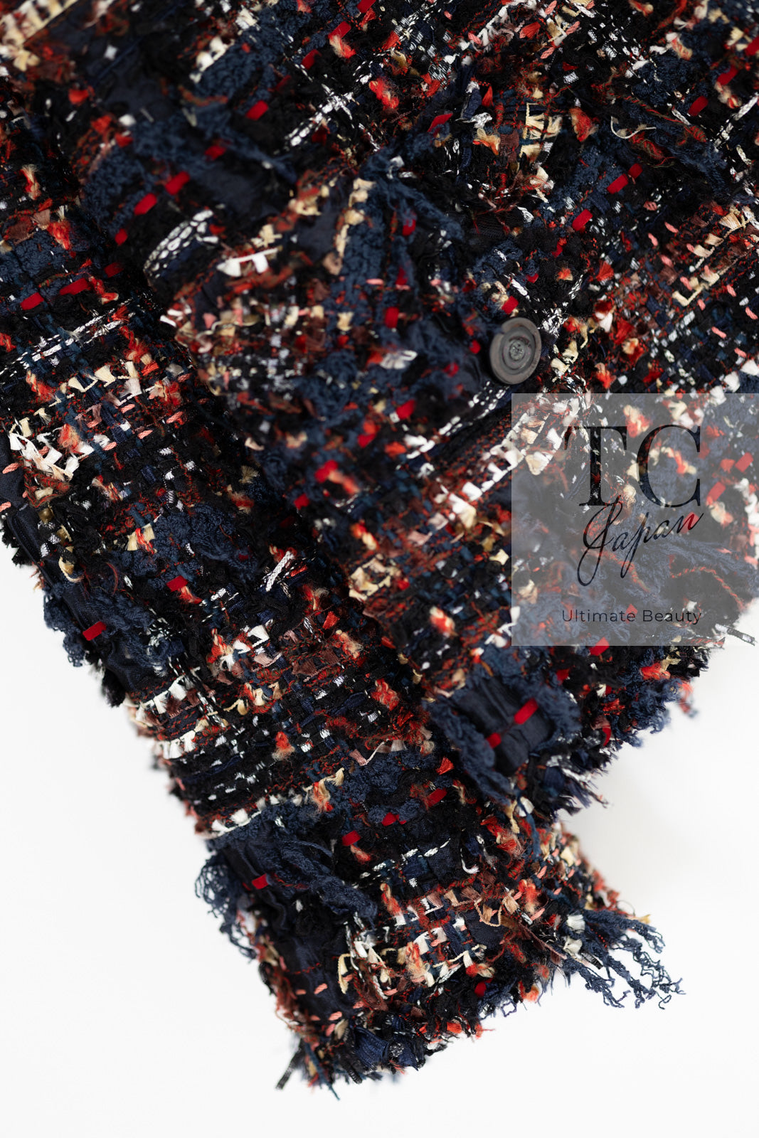 CHANEL 07A Brown Multicolor Tweed Jacket 38 シャネル ブラウン マルチカラー ツイード ジャケット 即発