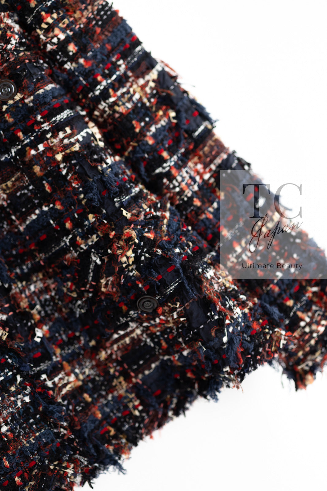 CHANEL 07A Brown Multicolor Tweed Jacket 38 シャネル ブラウン マルチカラー ツイード ジャケット 即発