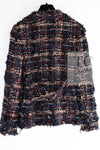 CHANEL 07A Brown Multicolor Tweed Jacket 38 シャネル ブラウン マルチカラー ツイード ジャケット 即発