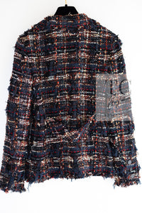 CHANEL 07A Brown Multicolor Tweed Jacket 38 シャネル ブラウン マルチカラー ツイード ジャケット 即発