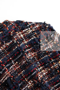 CHANEL 07A Brown Multicolor Tweed Jacket 38 シャネル ブラウン マルチカラー ツイード ジャケット 即発