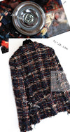 CHANEL 07A Brown Multicolor Tweed Jacket 38 シャネル ブラウン マルチカラー ツイード ジャケット 即発