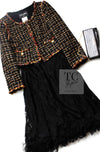 CHANEL 11C Black Brown Gold Lesage Cropped Jacket 36 シャネル ブラック ブラウン ゴールド ルサージュ クロップド ジャケット 即発