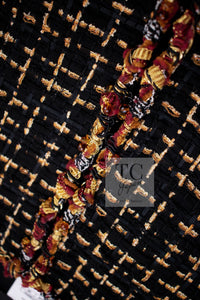CHANEL 11C Black Brown Gold Lesage Cropped Jacket 36 シャネル ブラック ブラウン ゴールド ルサージュ クロップド ジャケット 即発