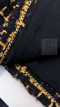 CHANEL 11C Black Brown Gold Lesage Cropped Jacket 36 シャネル ブラック ブラウン ゴールド ルサージュ クロップド ジャケット 即発
