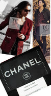 CHANEL 11A Black Red Metallic Fantasy Tweed Jacket 34 36 シャネル ブラック レッド メタリック ファンタジー ツイード ジャケット 即発