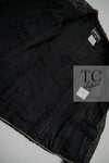 CHANEL 11A Black Red Metallic Fantasy Tweed Jacket 34 36 シャネル ブラック レッド メタリック ファンタジー ツイード ジャケット 即発