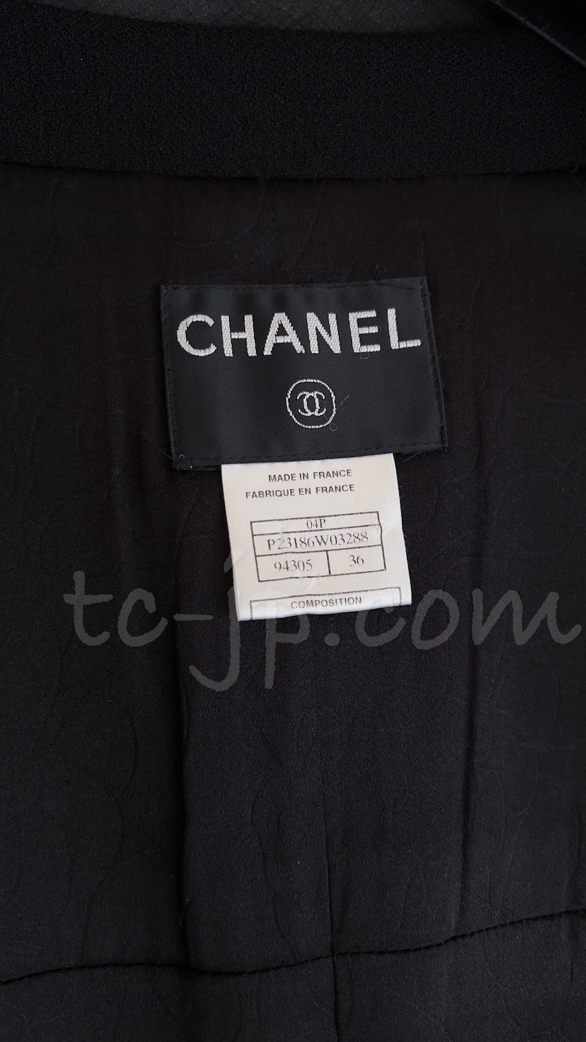 CHANEL 04S Black CC Logo Buttons Wool Jacket Naomi Watts 36 38 シャネル 定番 ブラック ココボタン ウール ジャケット 冠婚葬祭 即発