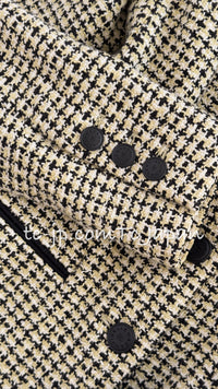 CHANEL 02S Light Green Black Cotton Tweed Jacket 38 40 シャネル ライト グリーン ブラック コットン ツイード ジャケット 即発
